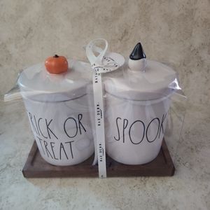 Rae Dunn Halloween Canisters